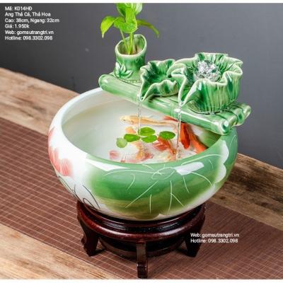 ANG THẢ CÁ, THẢ HOA, TRỒNG SEN CẢNH - SẢN PHẨM TRANG TRÍ NHÀ CỬA CAO CẤP